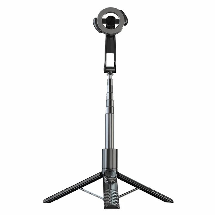 A67P-C Magnetic Phone Holder Tripod Aluminum Alloy+ABS Extendable Bluetooth Selfie Stick