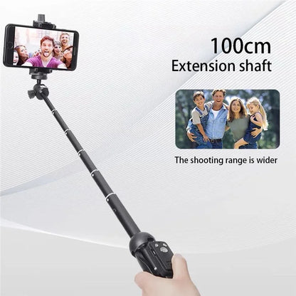 YUNTENG YT-9928 Selfie Stick Bluetooth Remote Design Tripod Stand Phone Clip Holder
