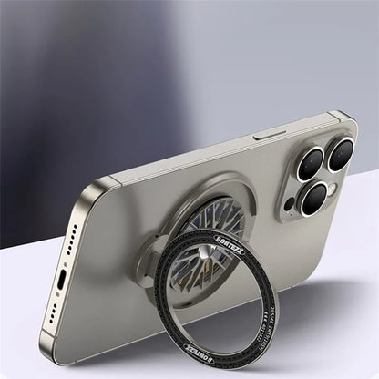 BONTEZZ Magnetic Phone Ring Holder 360 Degrees Rotation Gyroscope Phone Kickstand