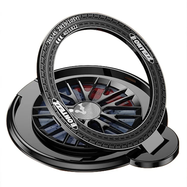 BONTEZZ Magnetic Phone Ring Holder 360 Degrees Rotation Gyroscope Phone Kickstand