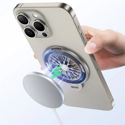 BONTEZZ Magnetic Phone Ring Holder 360 Degrees Rotation Gyroscope Phone Kickstand