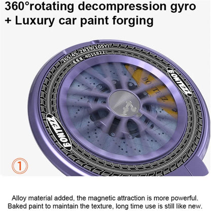 BONTEZZ Magnetic Phone Ring Holder 360 Degrees Rotation Gyroscope Phone Kickstand