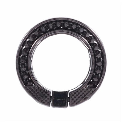 Round Phone Kickstand Adhesive Metal Phone Ring Holder Grip Flower Decoration