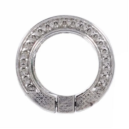 Round Phone Kickstand Adhesive Metal Phone Ring Holder Grip Flower Decoration
