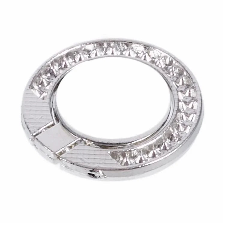 Round Phone Kickstand Adhesive Metal Phone Ring Holder Grip Flower Decoration