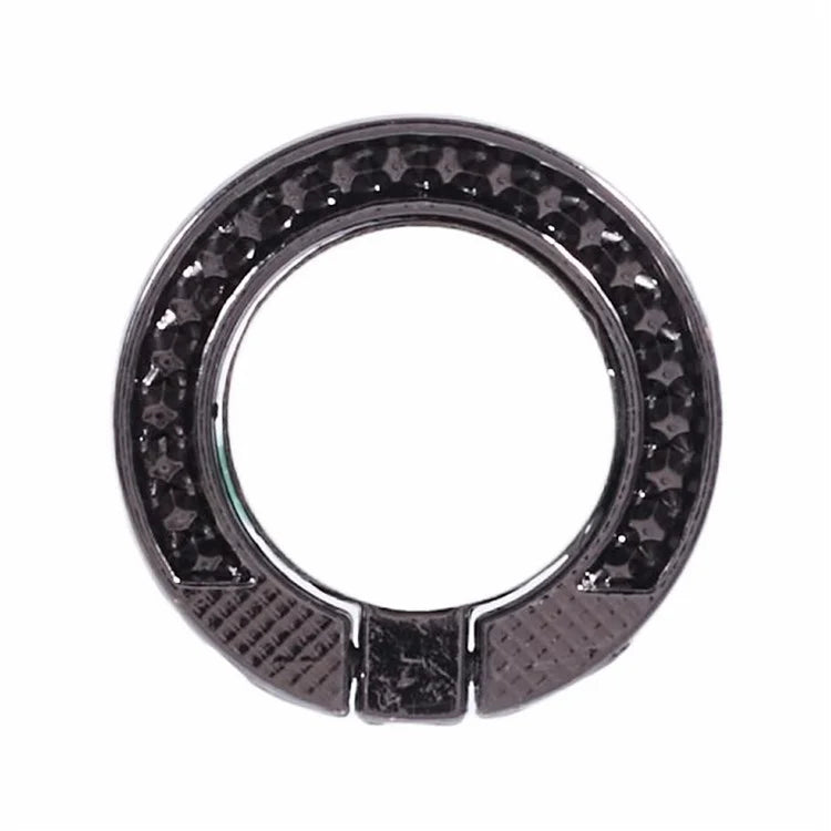 Round Phone Kickstand Adhesive Metal Phone Ring Holder Grip Flower Decoration
