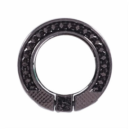 Round Phone Kickstand Adhesive Metal Phone Ring Holder Grip Flower Decoration