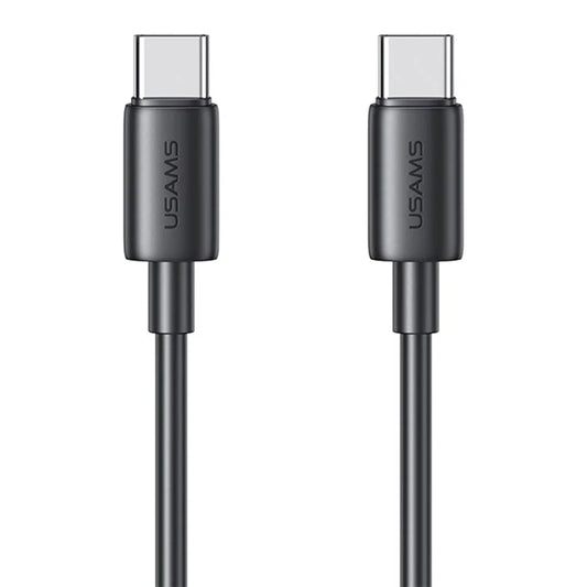 USAMS SJ711 YD Series 1m Type-C to Tуpe-C 60W Fast Charging Data Cable PVC Cord