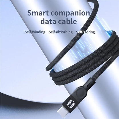 NILLKIN Magnetic 100W Fast Charging Data Cable Type-C to Type-C 480Mbps Transfer Speed