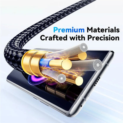 ESSAGER EXC120-HCA0G-P 2m USB-A to Type-C for Xiaomi Fast Charging 120W Digital Display Data Cable