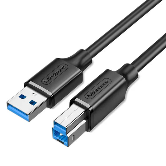 MINDPURE US102 2m USB3.0 Male to USB Type-B Male Printer Cable HD Printing Cord