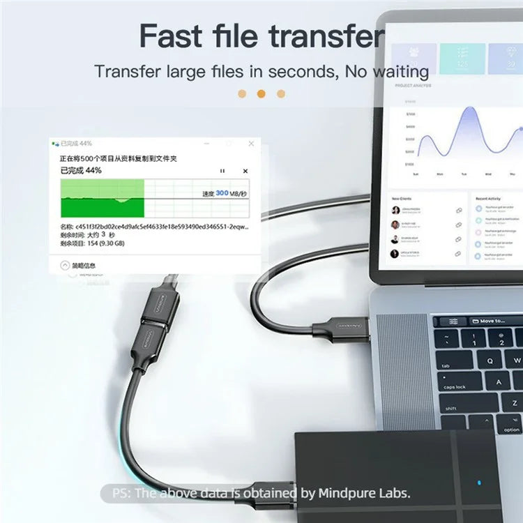 MINDPURE US103 2m Fast Speed USB 3.0 Extension Cable Male to Female Extender Cord for Laptop PC