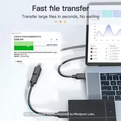 MINDPURE US103 1m Fast Speed USB 3.0 Extension Cable Male to Female Extender Cord for Laptop PC