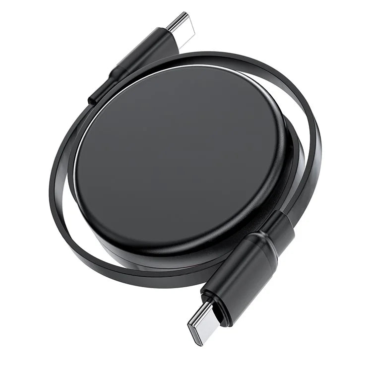 ACEFAST C13-03 0.8m USB-C to USB-C 60W Charging Cable Dual-Way Retractable Data Cable