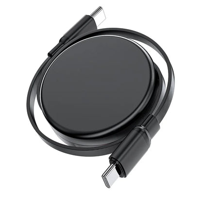 ACEFAST C13-03 0.8m USB-C to USB-C 60W Charging Cable Dual-Way Retractable Data Cable