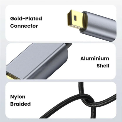 3m USB 2.0 to Mini B Male Charger Cord USB Mini to USB Charging Cable for PS3 Controller / MP3 Player / Camera