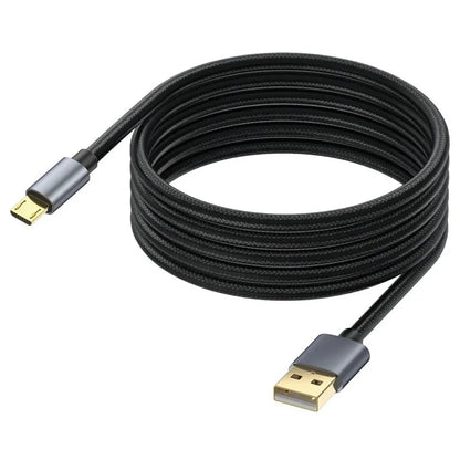5m 480Mbps USB A to Micro Charge and Sync USB Cable for Samsung Galaxy J7 / S7 / S6 / Kindle Fire HD Tablets / PS4