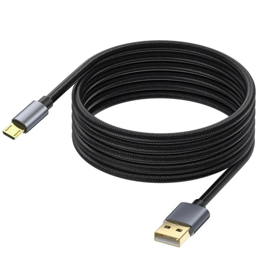 10m 480Mbps USB A to Micro Charge and Sync USB Cable for Samsung Galaxy J7 / S7 / S6 / Kindle Fire HD Tablets / PS4