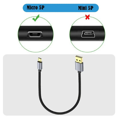 0.3m 480Mbps USB A to Micro Charge and Sync USB Cable for Samsung Galaxy J7 / S7 / S6 / Kindle Fire HD Tablets / PS4
