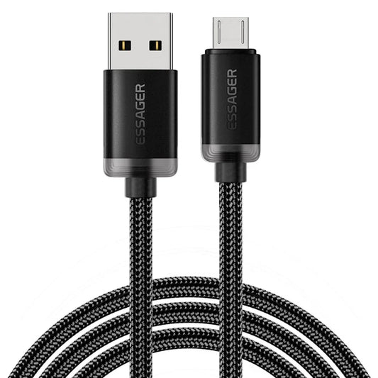 ESSAGER ES-X60 1m USB to Micro Phone Charging Cable Braided Data Cable