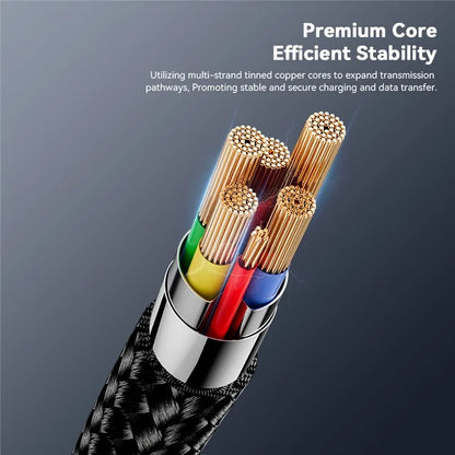 ESSAGER ES-X60 2m USB to Micro Phone Charging Cable Braided Data Cable