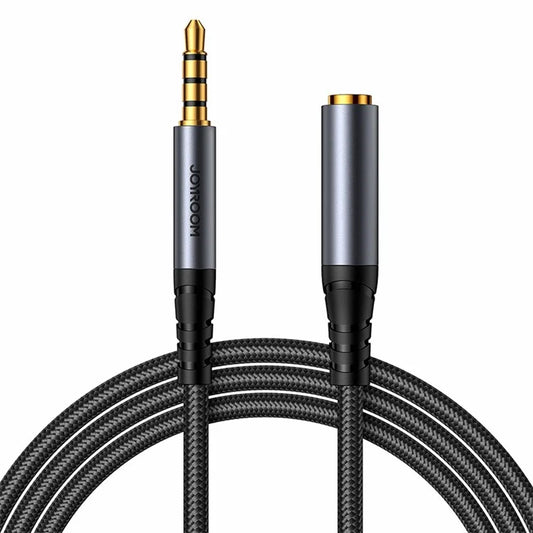 JOYROOM SY-A09 1.2m 3.5mm Male to Female Audio Cable Nylon Braided AUX Audio Extension Cable