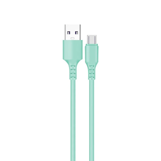 ZUZG ZC-MK01 1m Micro Phone Charging Cable 480Mbps Data Transmission Silicone Cord