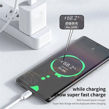 ZUZG 1.2m 6A USB-A to Micro Data Cable PVC Wire Sync Quick Charging Cable