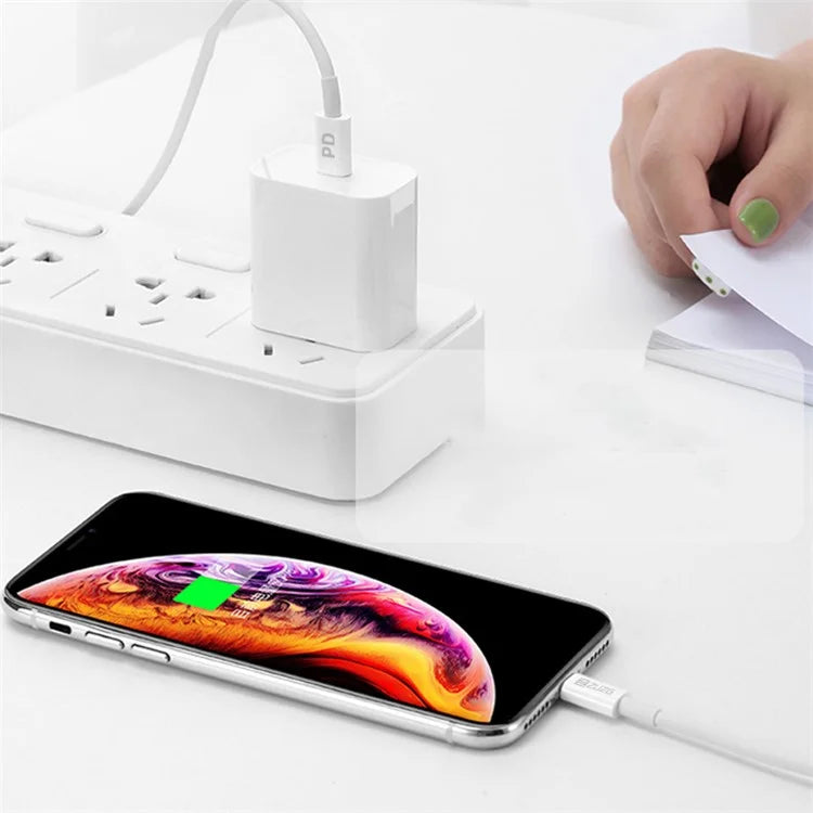 ZUZG ZC-PD01 Type-C to Lightning Charging Cable 20W PD Charging Data Cable