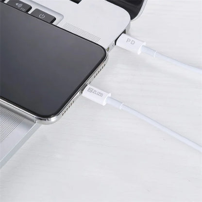 ZUZG ZC-PD01 Type-C to Lightning Charging Cable 20W PD Charging Data Cable