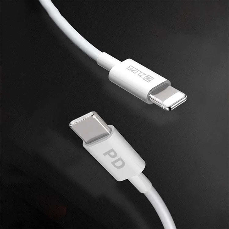 ZUZG ZC-PD01 Type-C to Lightning Charging Cable 20W PD Charging Data Cable