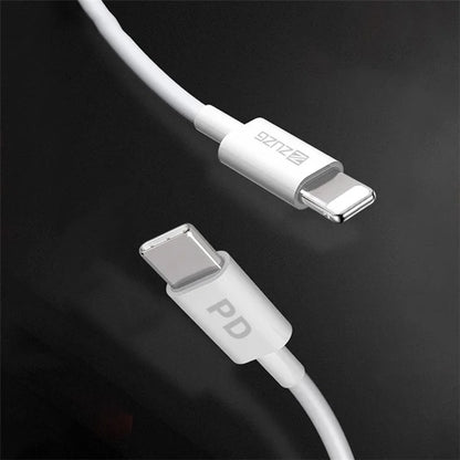 ZUZG ZC-PD01 Type-C to Lightning Charging Cable 20W PD Charging Data Cable