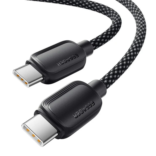 ESSAGER 3m C-C 100W Data Cable Type-C to Type-C Phone Fast Charging Cord