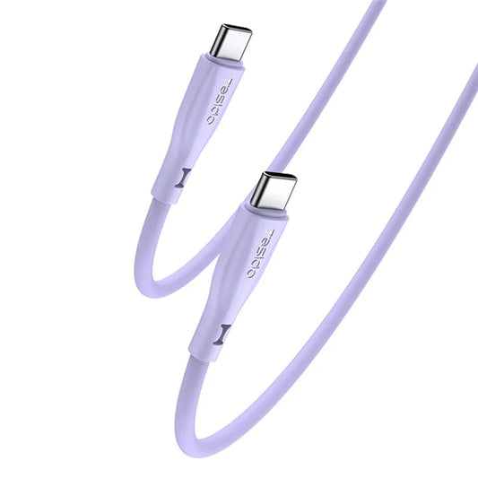 YESIDO CA152 PD 60W USB-C Charging Cable TPE + Liquid Silicone Type-C to Type-C Data Cable
