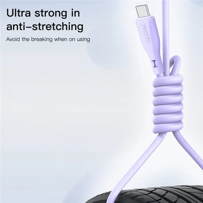YESIDO CA152 PD 60W USB-C Charging Cable TPE + Liquid Silicone Type-C to Type-C Data Cable