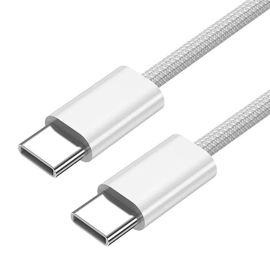 UC-072-SL-2.0M 65W Fast Charging Cable Type-C Male to Type-C Male USB 2.0 Data Cord (OD=3MM)