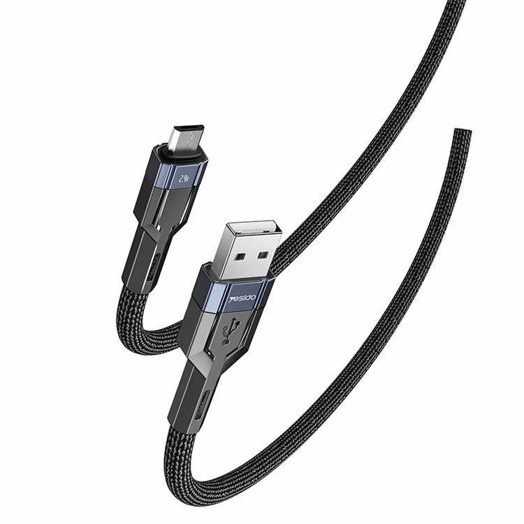 YESIDO CA106 2.4A Data Cable Nylon Braided USB to Micro USB Charging Cord