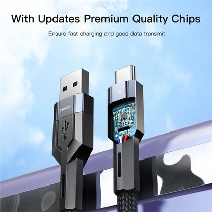 YESIDO CA106 2.4A Data Cable Nylon Braided USB to Micro USB Charging Cord