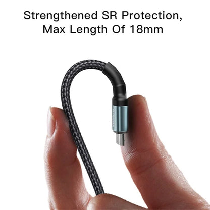 YESIDO CA74 2.4A USB to Micro USB Charging Cable 1.2m Nylon Braided Data Cable