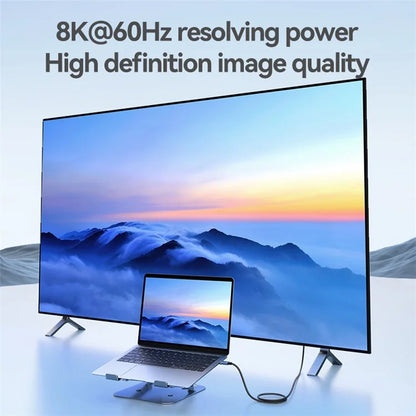 JASOZ D119 1.5m USB4 8K / 60Hz PD 240W 40Gbps Type-C Fast Charging Cable
