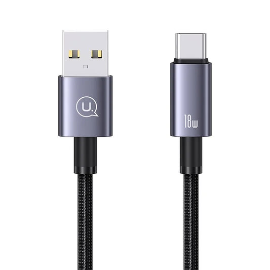 USAMS US-SJ680 Sufeng Series 0.25m USB to Type-C 3A Fasting Charging Cable Phone Data Cord