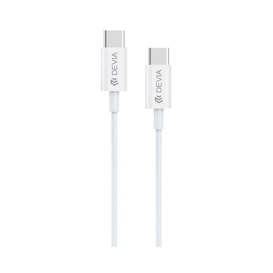 DEVIA Smart Series EC042 1m Type-C to Type-C Data Cable 60W Fast Charging TPE Cord
