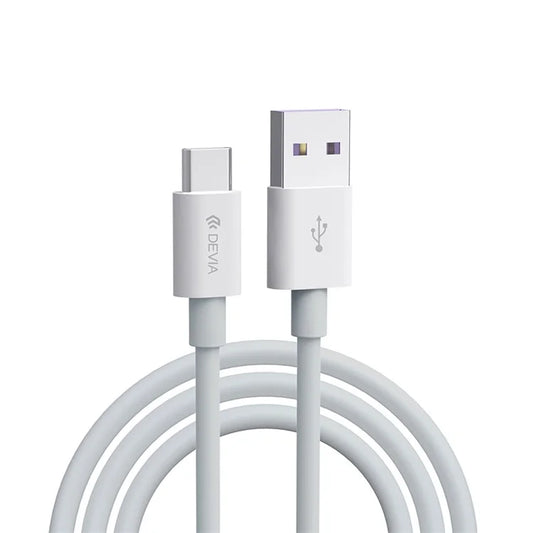 DEVIA Smart Series EC306 1.5m USB to Type-C 5A Fast Charging Data Cable TPE Cord Full Compatible