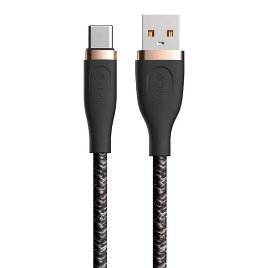 DEVIA Star Series EC311 1.5m USB-A to Type-C Data Cable 2.4A Fast Charging Cord