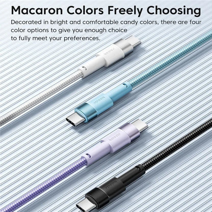 TOOCKI TQ-X16A3 1m USB to Type-C 3A Fast Charging Data Cable Braided Wire