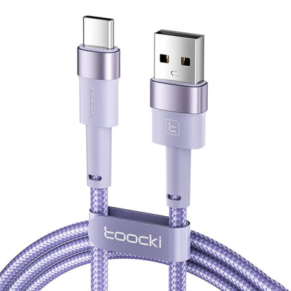 TOOCKI TQ-X16A3 2m 3A Fast Charging USB to Type-C Data Cable Braided Wire