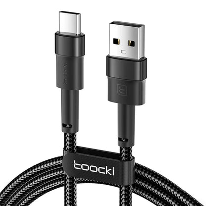 TOOCKI TQ-X16A3 2m 3A Fast Charging USB to Type-C Data Cable Braided Wire