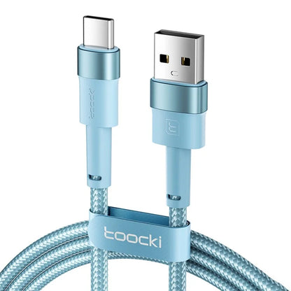 TOOCKI TQ-X16A3 2m 3A Fast Charging USB to Type-C Data Cable Braided Wire