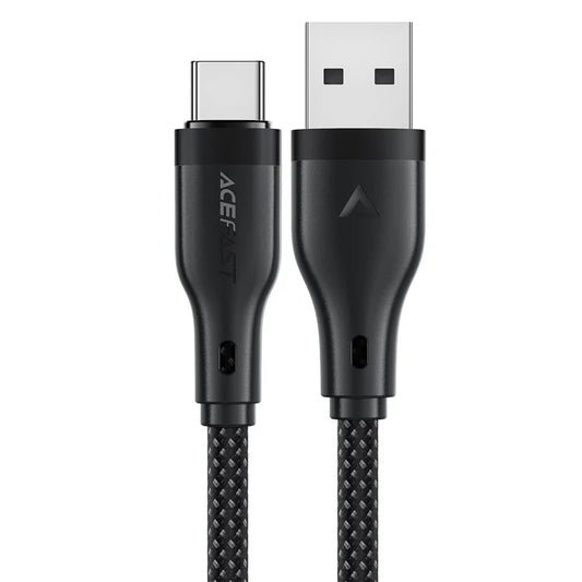ACEFAST C8-04 1.2m USB-A to USB-C Charging Data Cable 3A Braided USB Charging Cable Cord