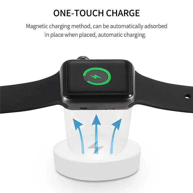 122cm USB to Type-C / 8-pin / Micro / Square Watch Wireless Charger Splitter Cable for Apple Watch / Phone, with Decoding Chip